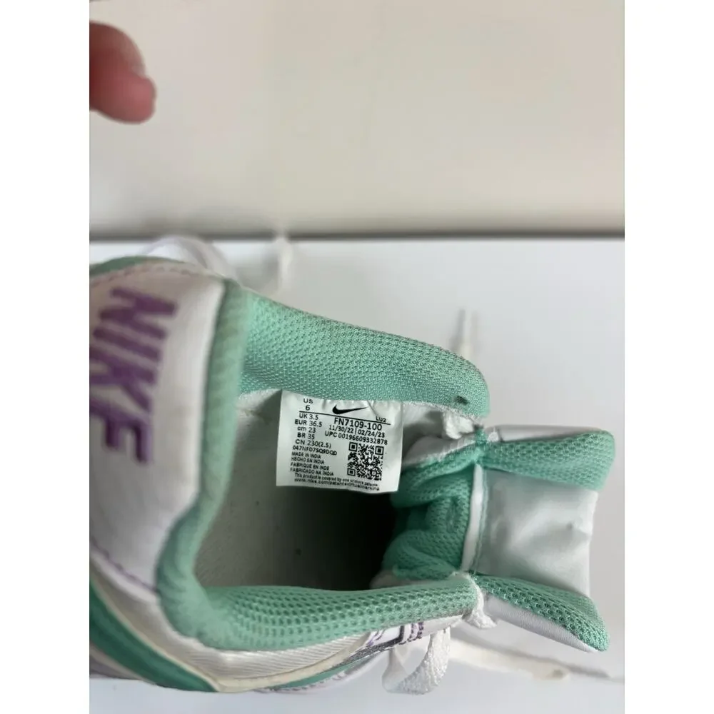 Nike Gamma Force Low White Emerald Rise FN7109-100 Size 6